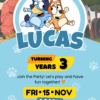 Bluey birthday invitation canva editable