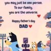 Personalized Bluey Father's Day Card - Customizable Digital Download - Funny "Big Fella" Card - gift, dad card